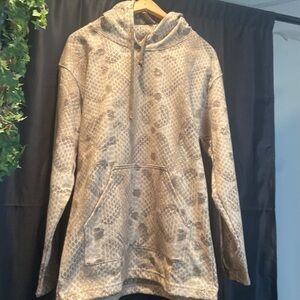 SnakeSkin Illusions Faded Copper Hoodie - Pullover​